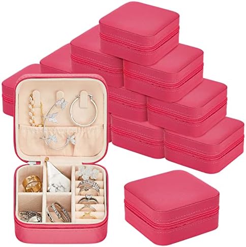 Taiyin 6/12/50 Pcs Travel Jewelry Case Bulk