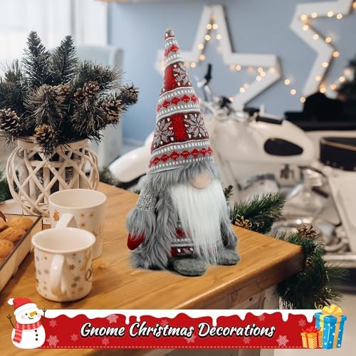 Gnome Christmas Decorations, Plush Christmas Gnome Gifts for Women