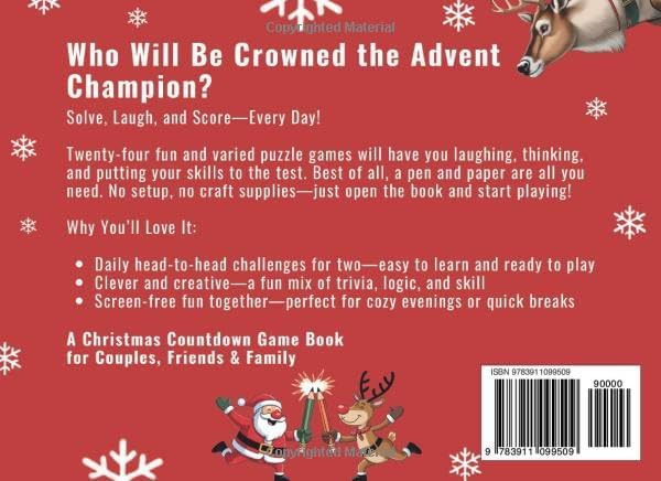 The Advent Calendar Challenge: 24 Days of Fun Pen-and-Paper Games for
