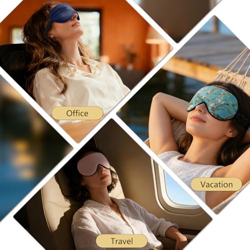 ZIMASILK Adjustable 100% Mulberry Silk Sleep Mask