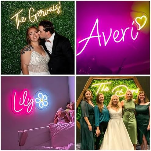 SELICOR Custom Neon Sign Personalized Neon Sign for Wall Décor