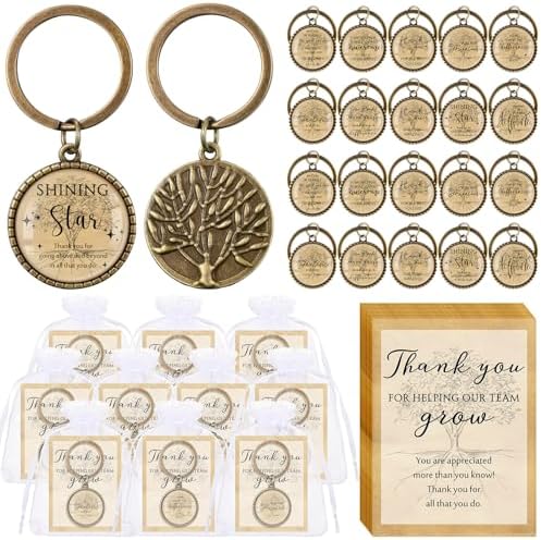 Sasylvia Employee Appreciation Keychain Gifts