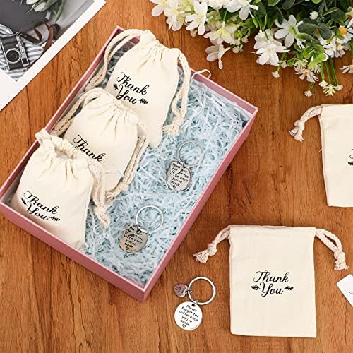 Yinkin 36 Pcs Employee Appreciation Gift Bulk Thank You Keychain