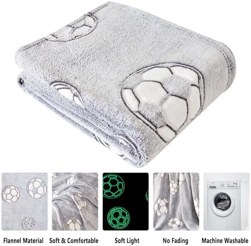 Wajade Soccer Gifts Toys for Boys Girls - Glow in The Dark Soccer