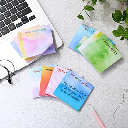 12 Pcs Funny Sticky Notes, Snarky Cute Note Pads for Work,Lovely Style