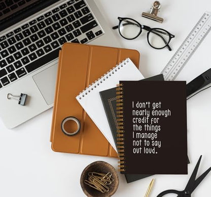 OXW Funny Office Work Gifts, Funny Notebook Journal for Coworkers