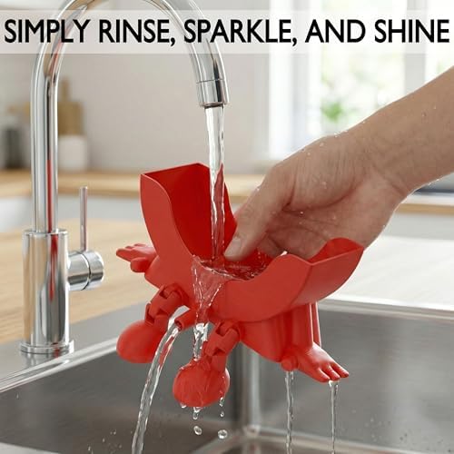 Cute Hanging Sponge Holder with Drainage & Legs, 3D Printed Funny Sink