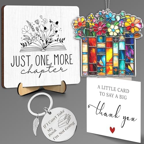 Book Lovers Gifts for Women – Reading Gifts Teacher, Reader Desk Decor