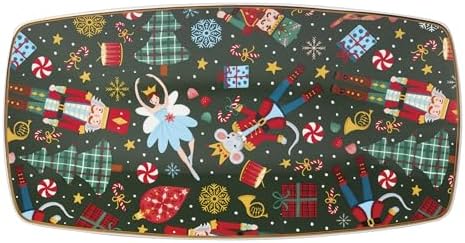 Lenox Nutcracker Ballet Porcelain Christmas Serving Tray