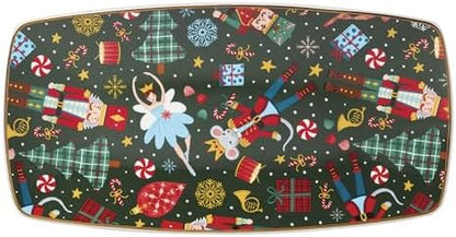 Lenox Nutcracker Ballet Porcelain Christmas Serving Tray
