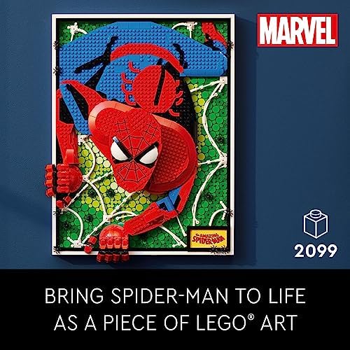 LEGO Art The Amazing Spider-Man 31209 Build & Display Home Decor Wall