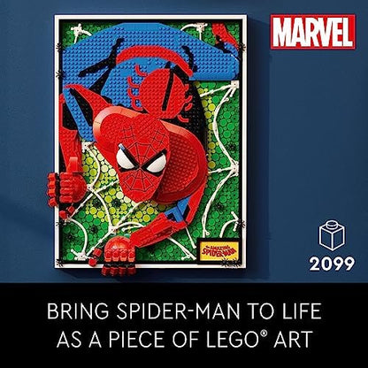 LEGO Art The Amazing Spider-Man 31209 Build & Display Home Decor Wall