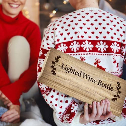 Christmas Gifts' for Women - Friendship Wine Bottle Lights with Cork