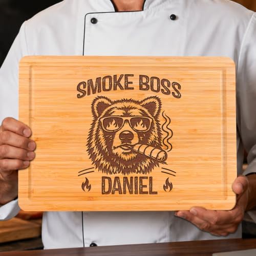 Funny BBQ Cutting Board, Personalized Dad Grill, BBQ, Grilling Gifts