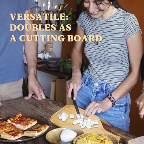 Pickleball Charcuterie Board, Bamboo Paddle-Shaped Serving Tray