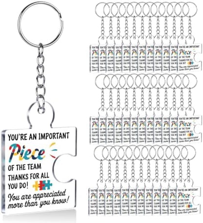 Team Appreciation Gifts Bulk for Coworkers Employee Staff Keychains