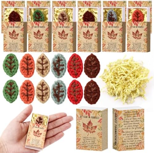 Wettarn 12 Sets Fall Gifts Bulk for Adults, Friendsgiving Party Favors