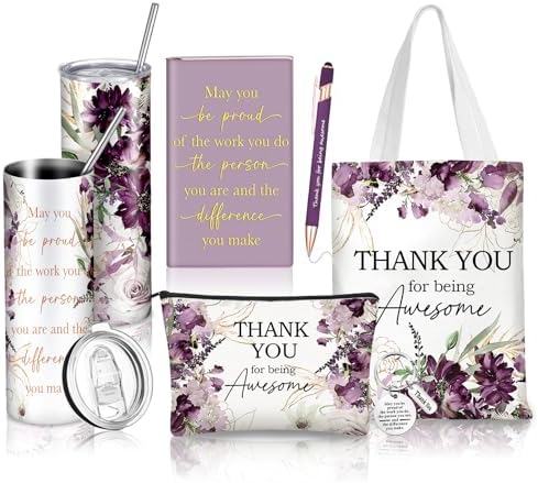 Wiwiqing 6 Pcs Employee Appreciation Gifts for Women, Elegant Style