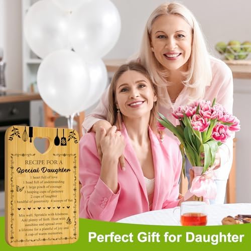 Birthday Daughter Cutting Board Gifts from Mom Parents for Daughters