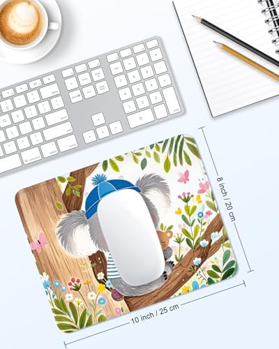 Mouse Pad, Cute Mouse Mat, 10" x 8", Cute Koala and Bear