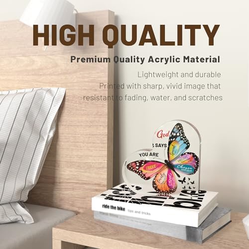 Christian Gifts for Women Birthday, Butterfly Inspirational Gift for