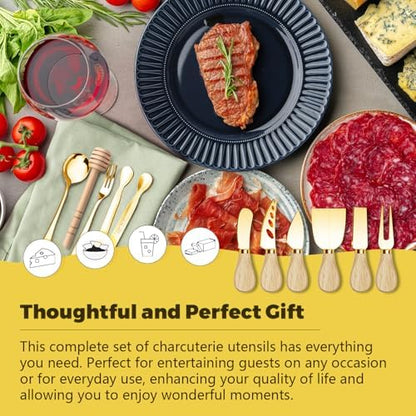 Charcuterie Boards Accessories Gold Charcuterie Utensils Cheese Butter