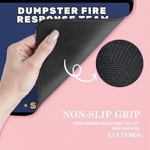Dumpster Fire Response Team Mouse Pad,Funny Dumpster Fire Mouse Pad
