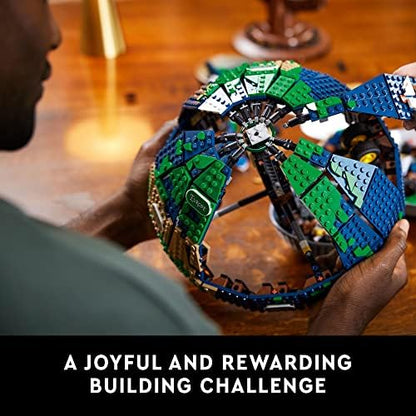 LEGO Ideas The Globe Building Set, Build and Display Model for Adults