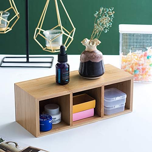 Bamboo Wood Pens Pencils Holder Cup for Desk Remote Control Holder