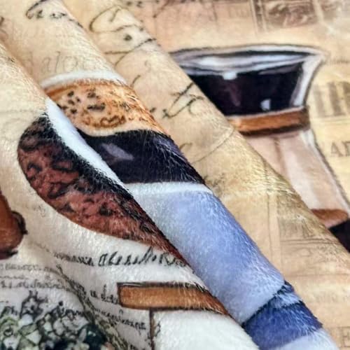 Coffee Gifts Throw Blankets for Women Men, Coffee Lovers Birthday