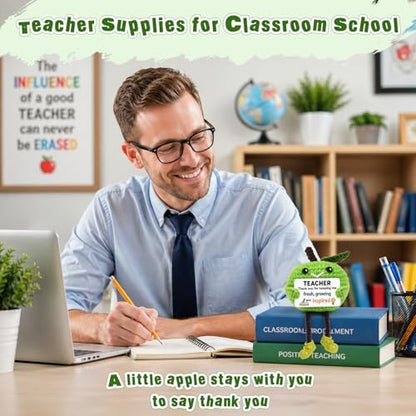 Crochet Apple Teacher Appreciation Gifts for Women Men, End of Year