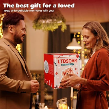 LTDSOAR Hand Casting Kit for Couples & Family with Practice Kit with