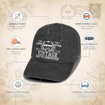 Birthday Gifts for Him Her, Unique Gifts for for All Ages, Vintage Hat