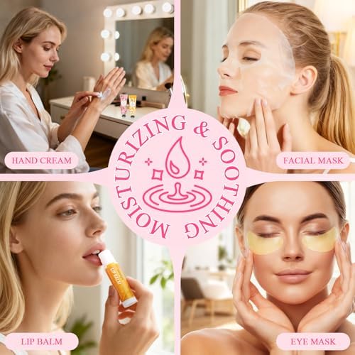 72 Pcs Bulk Gifts For Women, Bulk Facial Mask, Lip Balms, Hand Creams