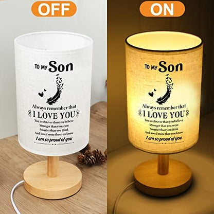 SOUHONEY Gifts for Son, Table Lamp for Son Birthday Gifts from Parents