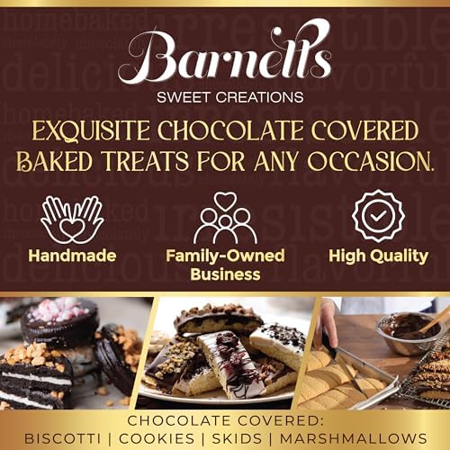 Barnetts 12 Chocolate Biscotti Gift Box Gourmet Cookie Gifts