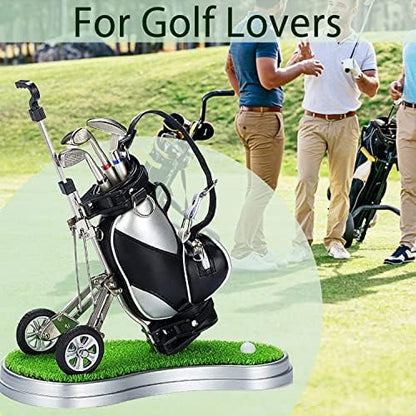 Gifts for Men, Golf Pen Holder Desk Accessories for Men Women Golfers