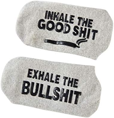 Funny Stoner Socks - Novelty Weed Smoker Gift for Men, Husband