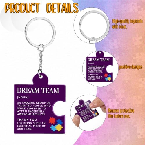 Yinkin Team Appreciation Gift Bulk Thank You Keychain