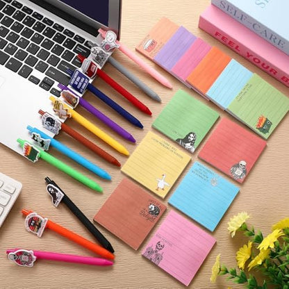 Colarr 12 Sets Funny Desk Accessories, 12 Pads Sarcastic Sticky Notes