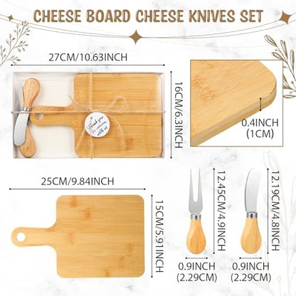Nuogo 16 Set Bamboo Charcuterie Boards Christmas Wedding Party