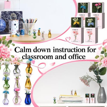 Wonderjune 14 Sets Mini Flowers Thank You Gift Bulk for Women, Mix
