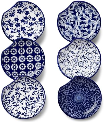 vancasso 6-Pack Ceramic Spoon Rest for Stove Top, 4.8 Inch Spoon