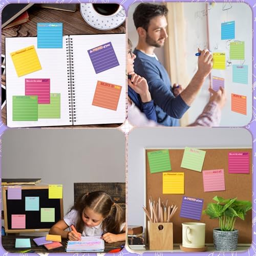 Yinder 24 Pcs Inspirational Sticky Notes Gifts, Appreciation
