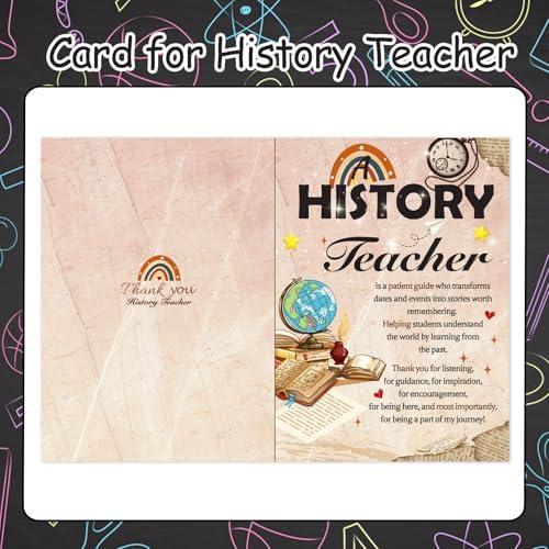 HOWAF History Teacher Gifts, Treacher Appreciation Week History