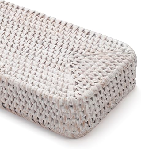 Rattan Bathroom Vanity Tray, Toilet Tank Tray, Toilet Basket Tank