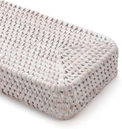 Rattan Bathroom Vanity Tray, Toilet Tank Tray, Toilet Basket Tank