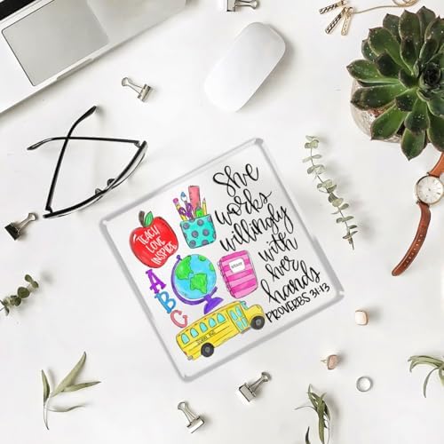 Teacher Desk Decor, Christian Teacher Appreciation Gifts, Best Teacher