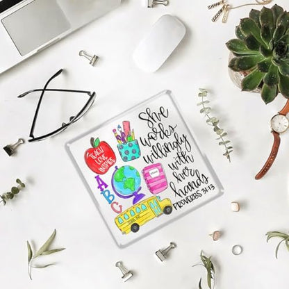 Teacher Desk Decor, Christian Teacher Appreciation Gifts, Best Teacher