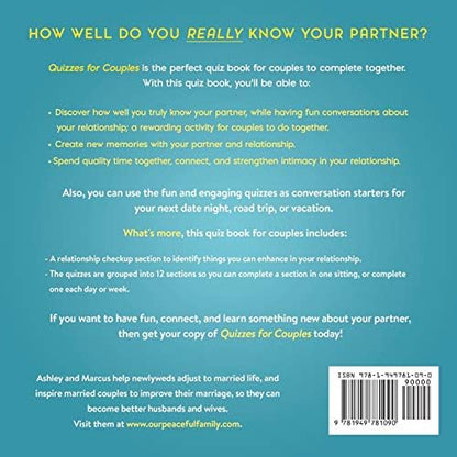 Quizzes for Couples: Fun Questions to Complete Together and Strengthen